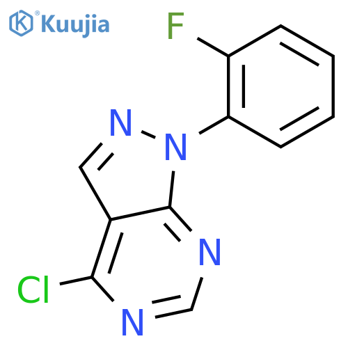 4-Chloro-1-(2-fluorophenyl)-1H-pyrazolo3,4-dpyrimidine structure