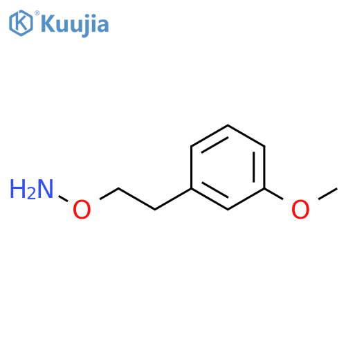 O-2-(3-methoxyphenyl)ethylhydroxylamine structure