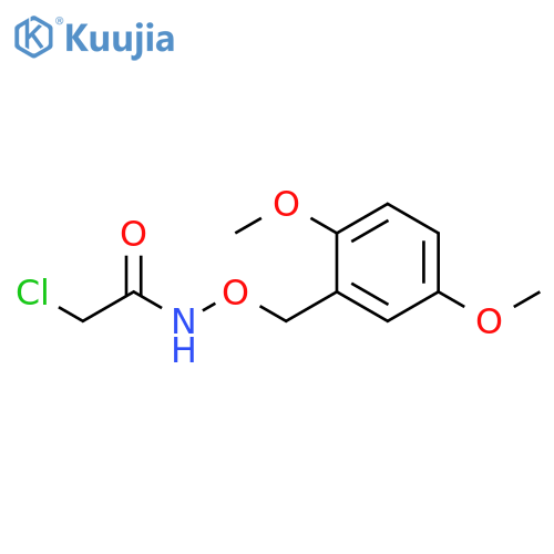 Acetamide, 2-chloro-N-[(2,5-dimethoxyphenyl)methoxy]- structure