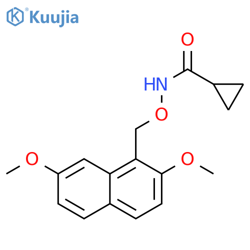 Cyclopropanecarboxamide,N-[(2,7-dimethoxy-1-naphthalenyl)methoxy]- structure