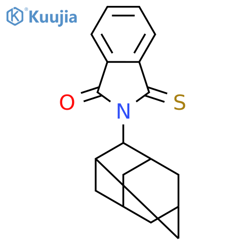 1H-ISOINDOL-1-ONE, 2,3-DIHYDRO-3-THIOXO-2-TRICYCLO[3.3.1.13,7]DEC-2-YL- structure