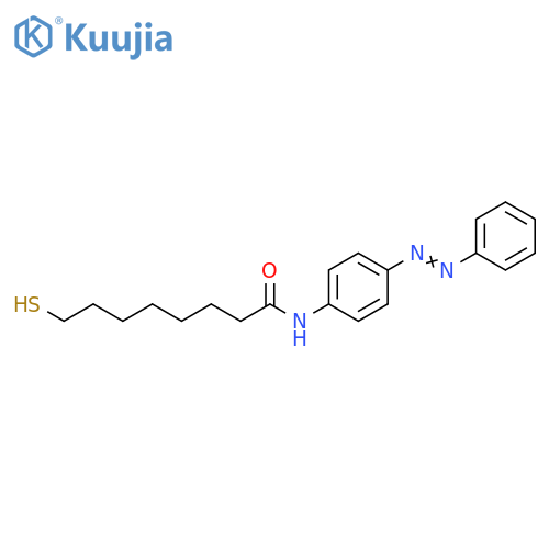 Octanamide, 8-mercapto-N-[4-(phenylazo)phenyl]- structure