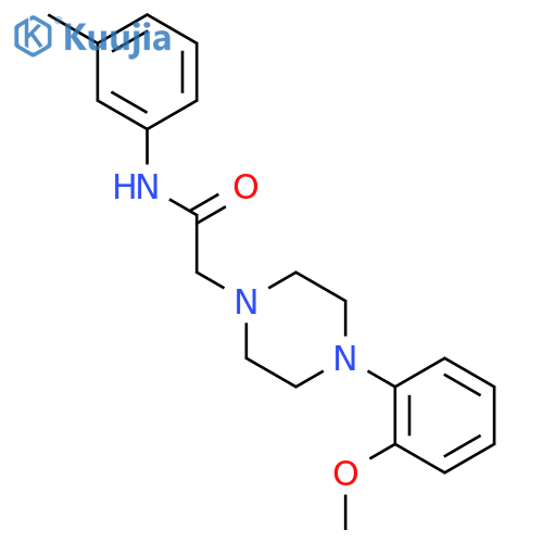 2-4-(2-methoxyphenyl)piperazin-1-yl-N-(3-methylphenyl)acetamide structure