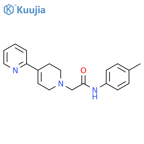 [2,4'-Bipyridine]-1'(2'H)-acetamide, 3',6'-dihydro-N-(4-methylphenyl)- structure