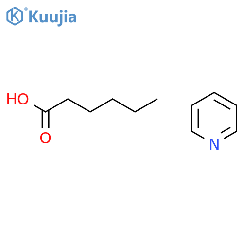 Hexanoic acid, compd. with pyridine (1:1) structure
