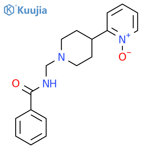Benzamide, N-[[4-(1-oxido-2-pyridinyl)-1-piperidinyl]methyl]- structure