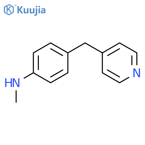 Benzenamine, N-methyl-4-(4-pyridinylmethyl)- structure