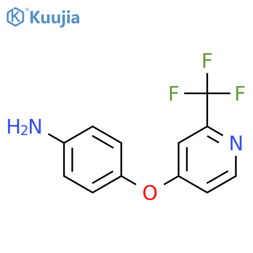 4-(2-Trifluoromethyl-pyridin-4-yloxy)-phenylamine structure