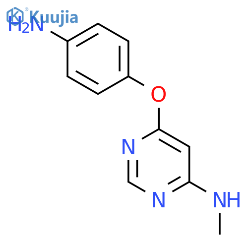 6-(4-Aminophenoxy)-N-methyl-4-pyrimidinamine structure
