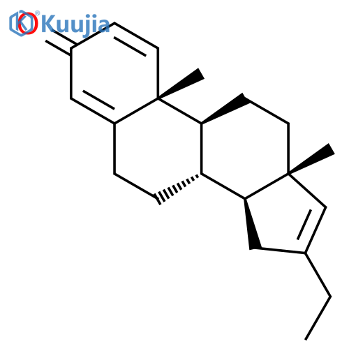 Androsta-1,4,16-trien-3-one, 16-ethyl- structure