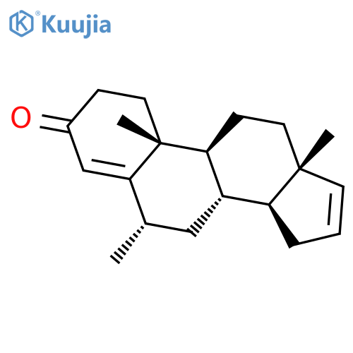 Androsta-4,16-dien-3-one, 6-methyl-, (6a)- structure