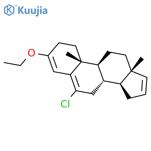 Androsta-3,5,16-triene, 6-chloro-3-ethoxy- structure