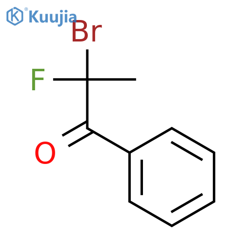 1-Propanone, 2-bromo-2-fluoro-1-phenyl- structure