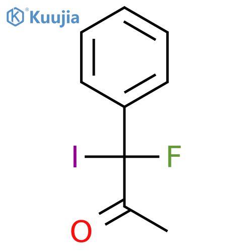 2-PROPANONE, 1-FLUORO-1-IODO-1-PHENYL- structure