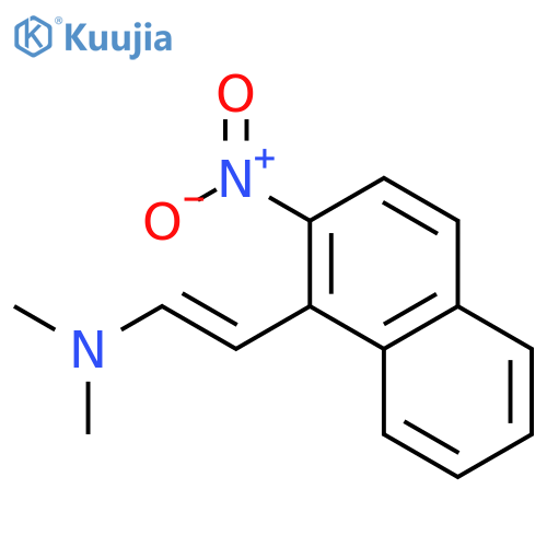 Ethenamine, N,N-dimethyl-2-(2-nitro-1-naphthalenyl)- structure