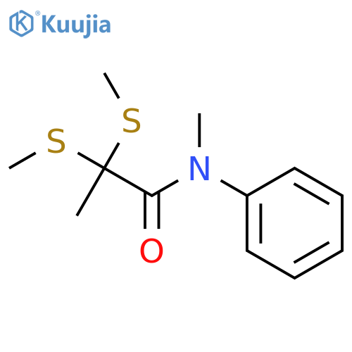 PROPANAMIDE, N-METHYL-2,2-BIS(METHYLTHIO)-N-PHENYL- structure