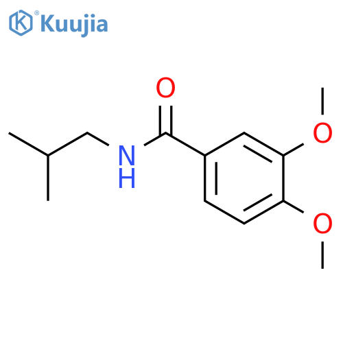 Benzamide,3,4-dimethoxy-N-(2-methylpropyl)- structure