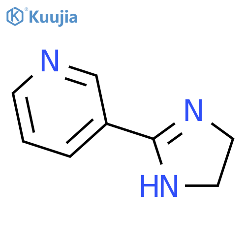 3-(4,5-Dihydro-1H-imidazol-2-yl)pyridine structure