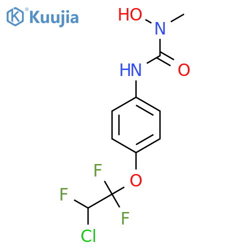 Urea, N'-[4-(2-chloro-1,1,2-trifluoroethoxy)phenyl]-N-hydroxy-N-methyl- structure