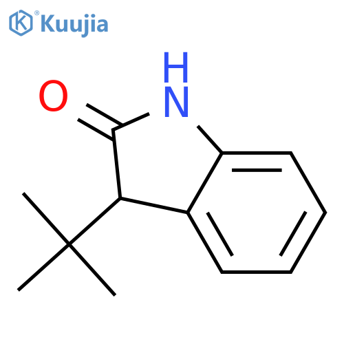 3-tert-butyl-2,3-dihydro-1H-indol-2-one structure