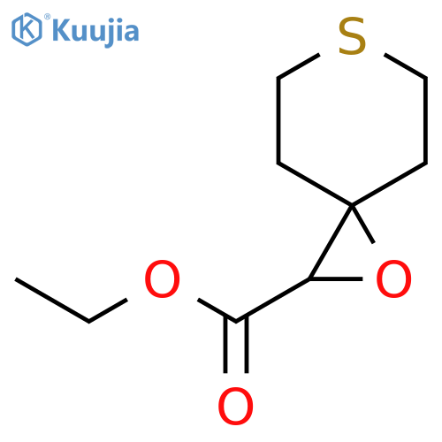 Ethyl 1-oxa-6-thiaspiro[2.5]octane-2-carboxylate structure