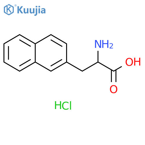2-Naphthalenepropanoic acid, a-amino-, hydrochloride structure