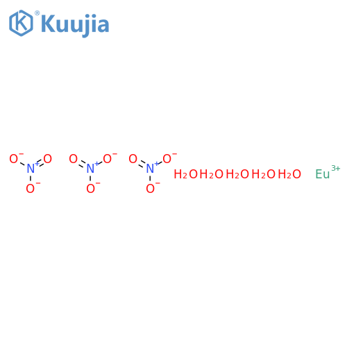 Nitric acid, europium(3+) salt, pentahydrate structure