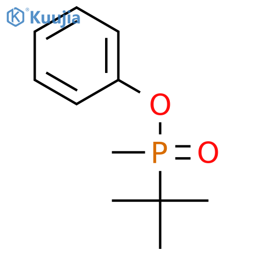 PHOSPHINIC ACID, (1,1-DIMETHYLETHYL)METHYL-, PHENYL ESTER structure