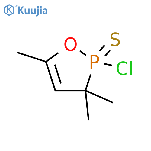 2-chloro-3,3,5-trimethyl-2,3-dihydro-1,2-oxaphosphole 2-sulfide structure