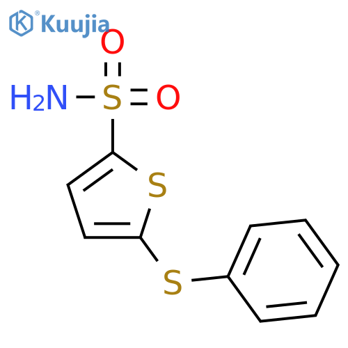 2-Thiophenesulfonamide,5-(phenylthio)- structure