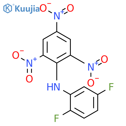 BENZENAMINE, N-(2,5-DIFLUOROPHENYL)-2,4,6-TRINITRO- structure