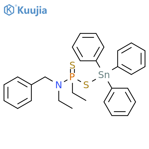 2-Thia-4-aza-3-phospha-1-stannapentane,3,4-diethyl-1,1,1,5-tetraphenyl-, 3-sulfide structure