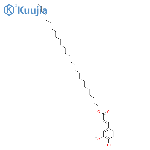 Hexacosyl (E)-ferulate structure