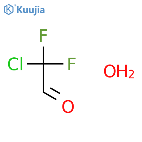 chlorodifluoroacetaldehyde hydrate structure