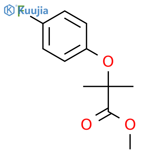 PROPANOIC ACID, 2-(4-FLUOROPHENOXY)-2-METHYL-, METHYL ESTER structure