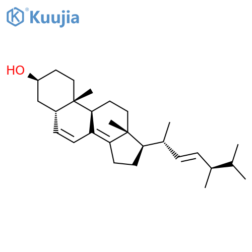 Ergosta-6,8(14),22-trien-3-ol, (3b,5b,22E)- structure