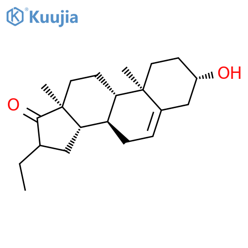Androst-5-en-17-one, 16-ethyl-3-hydroxy-, (3b)- structure