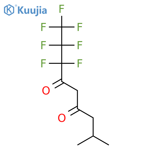 1,1,1,2,2,3,3-heptafluoro-8-methylnonane-4,6-dione structure
