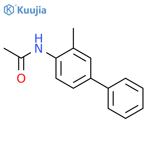 4'-Phenyl-o-acetotoluide structure