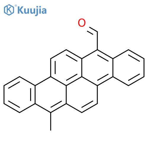 14-methyldibenzo[c,pqr]tetraphene-7-carbaldehyde structure