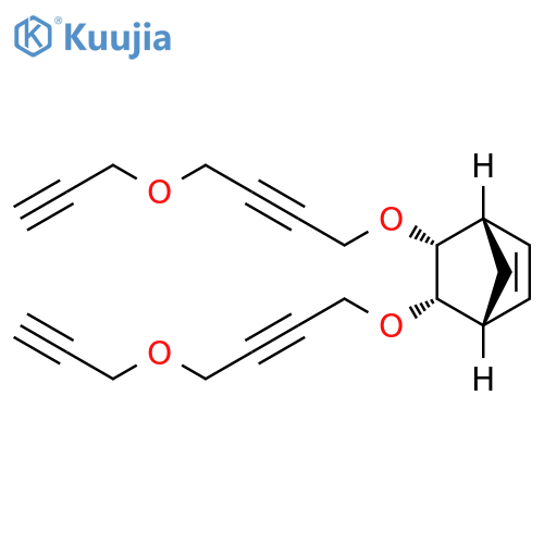Bicyclo[2.2.1]hept-2-ene, 5,6-bis[[4-(2-propynyloxy)-2-butynyl]oxy]-,(1R,4S,5R,6S)-rel- structure