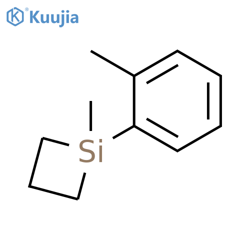Silacyclobutane, 1-methyl-1-(2-methylphenyl)- structure
