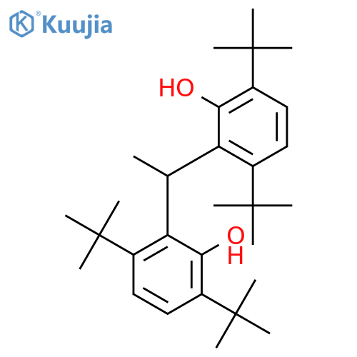 PHENOL, 2,2'-ETHYLIDENEBIS[3,6-BIS(1,1-DIMETHYLETHYL)- structure