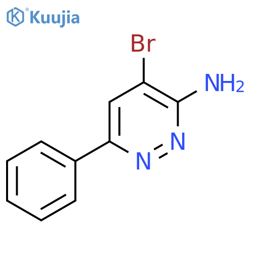 4-Bromo-6-phenylpyridazin-3-amine structure