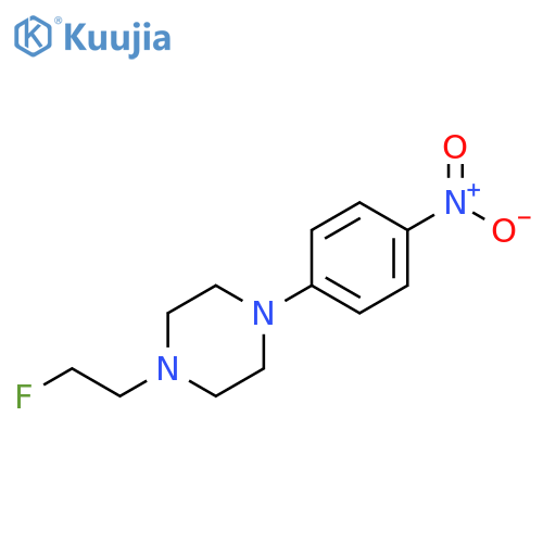 Piperazine, 1-(2-fluoroethyl)-4-(4-nitrophenyl)- structure