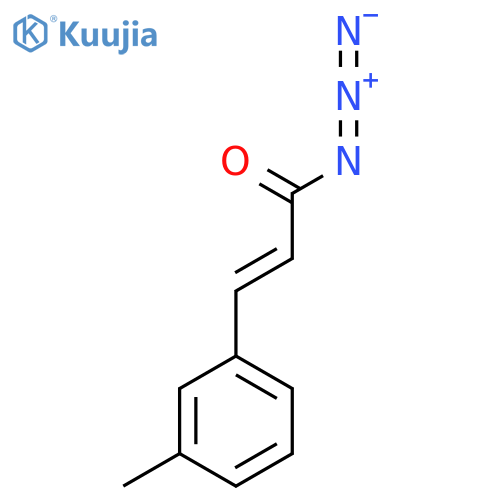 (E)-3-(m-tolyl)acryloyl azide structure