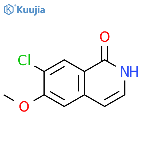 7-chloro-6-methoxyisoquinolin-1-ol structure