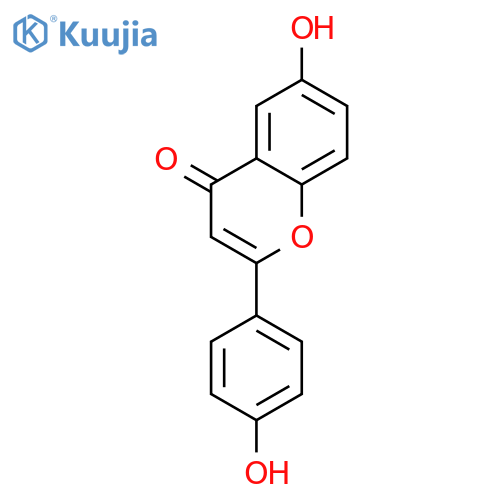 6-Hydroxy-2-(4-hydroxyphenyl)-4H-chromen-4-one structure