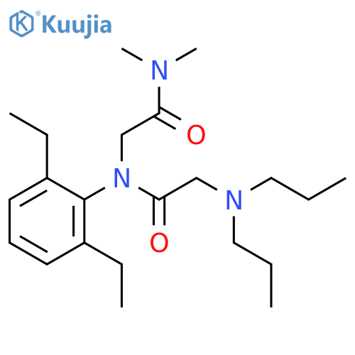 GLYCINAMIDE, N,N-DIPROPYLGLYCYL-N2-(2,6-DIETHYLPHENYL)-N,N-DIMETHYL- structure