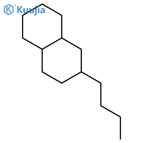 2-butyl-1,2,3,4,4a,5,6,7,8,8a-decahydronaphthalene structure